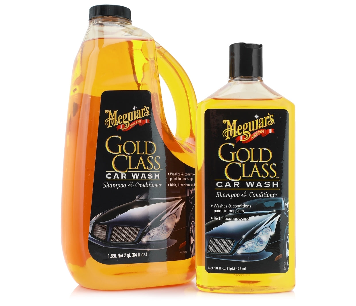 Meguiar's GOLD CLASS™ CAR WASH SHAMPOO & CONDITIONER - a back to