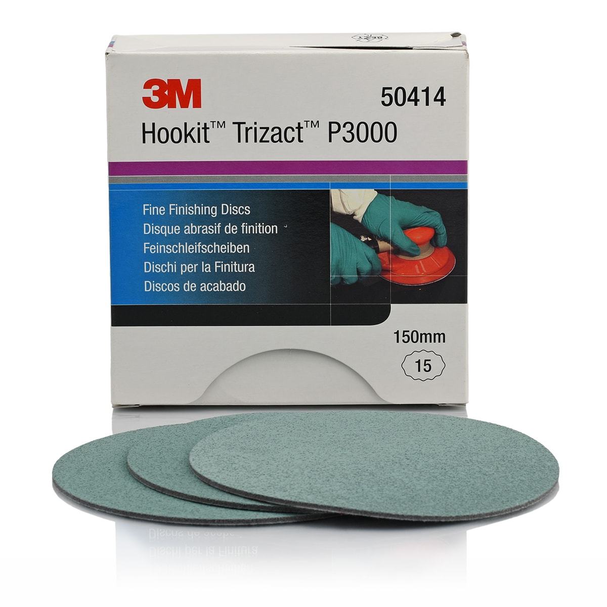 3M Trizact P3000 Fine Finishing Disc 150mm