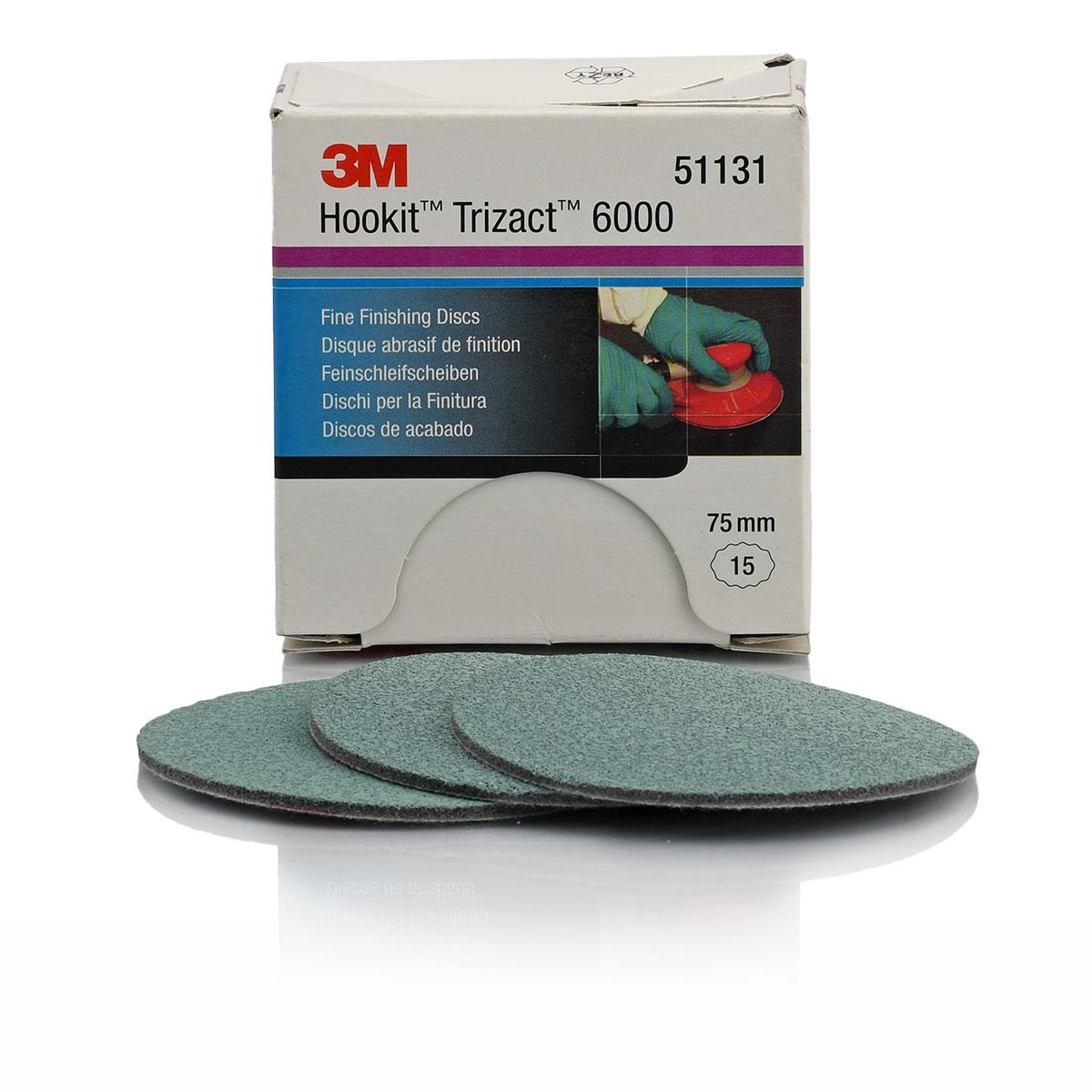 3M Trizact P6000 Fine Finishing Disc 75mm