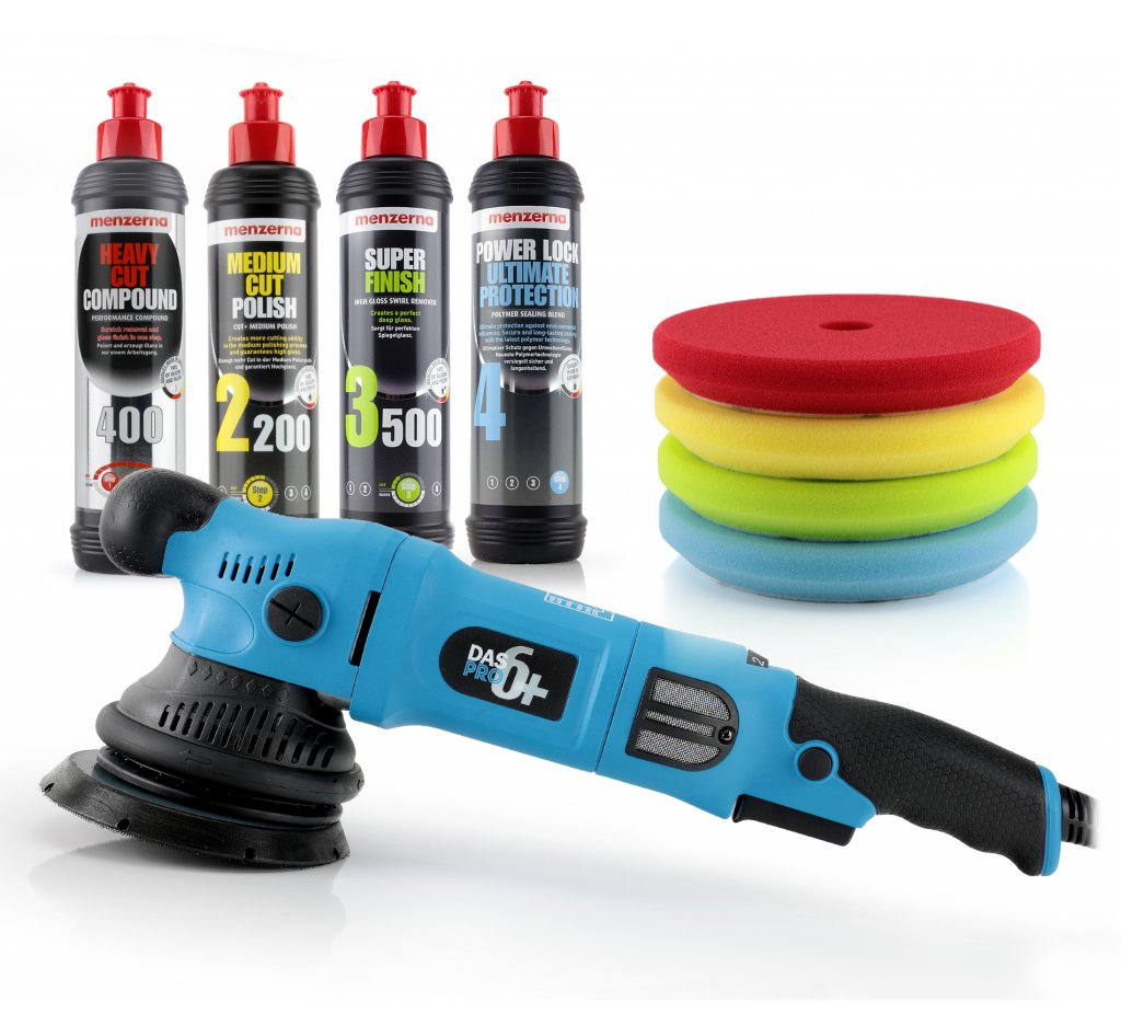 DAS 6 Pro Plus 15mm Dual Action Polisher Menzerna Kit