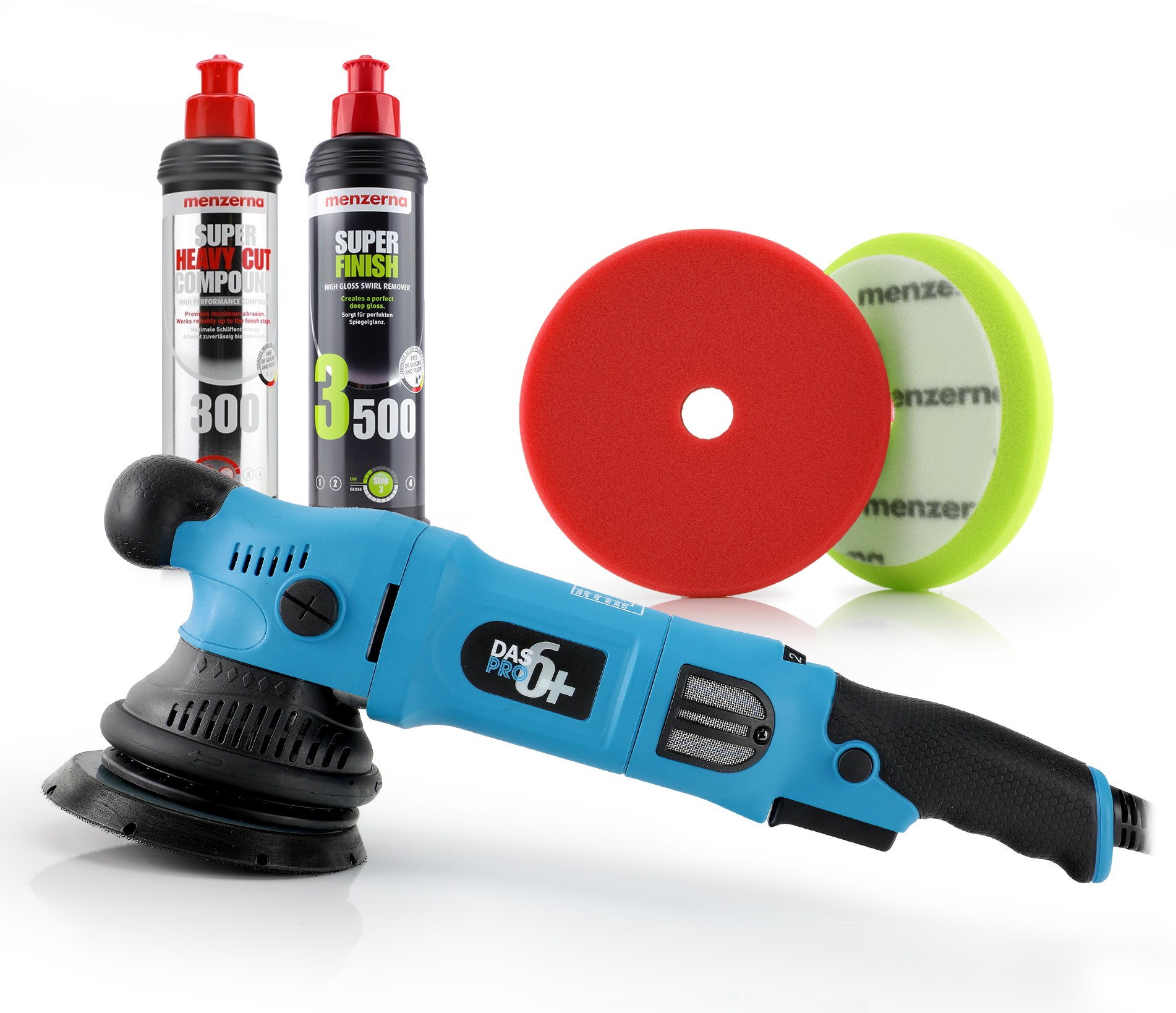 DAS 6 Pro Plus 15mm Dual Action Polisher Menzerna Starter Kit