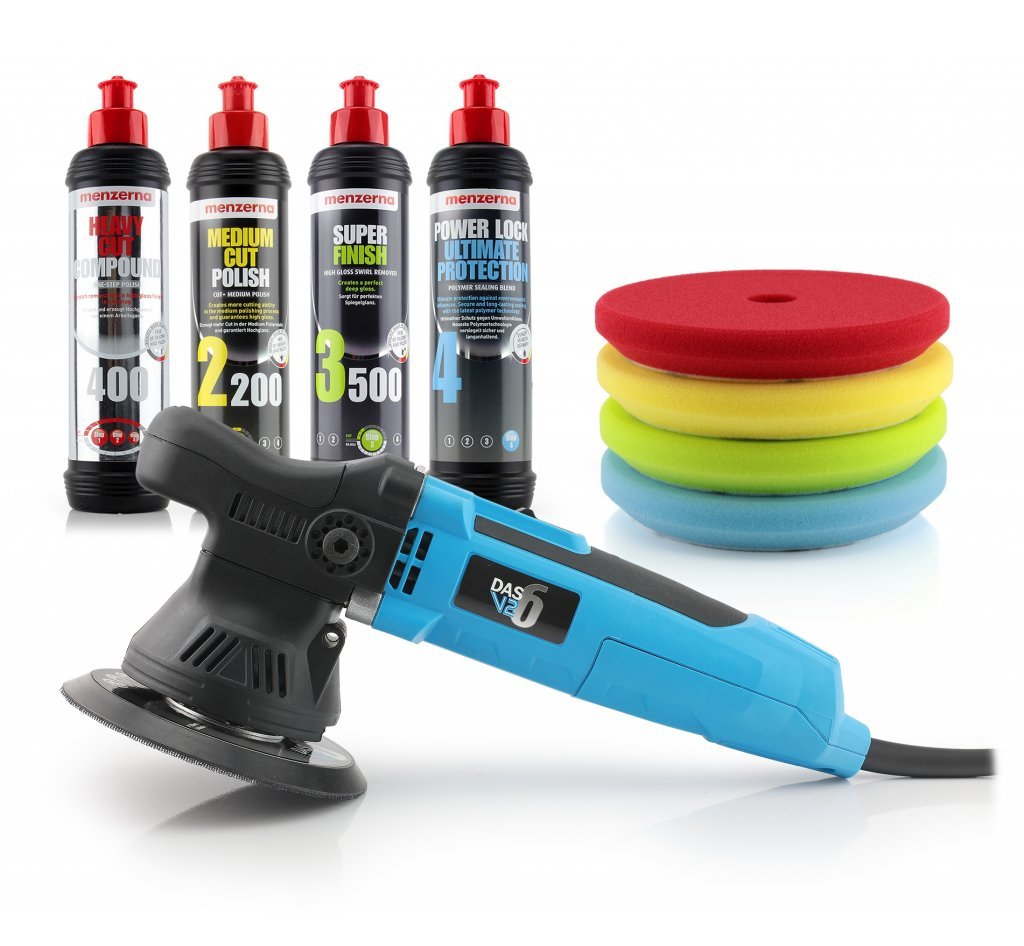 DAS 6 v2 Dual Action Polisher - Menzerna Kit